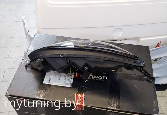 Передние фары TUBE LIGHT BLACK для Opel Astra J