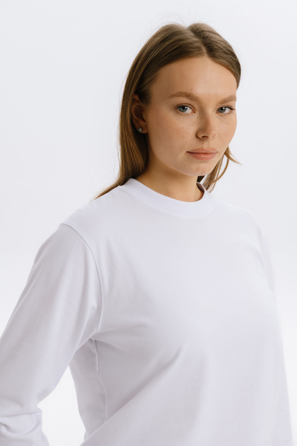 Лонгслив MAZZIKA Unisex CLASSIC, цвет белый