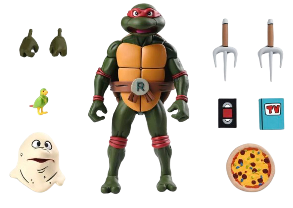 Фигурка Neca Teenage Mutant Ninja Turtles Cartoon Ultimate Raphael VHS