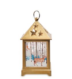 XM-836/3 Новогодний фонарь с подсветкой золотой