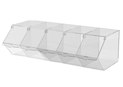 Диспенсер витрина для конфет мармеладов снеков орехов на 5 ячеек