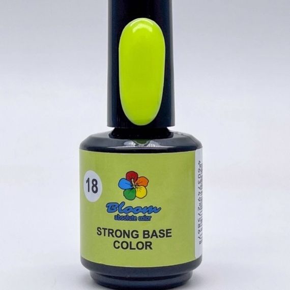 База Bloom Strong COLOR оттенок №18 15мл (неон)