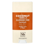 Soapbox, дезодорант без алюминия, кокос и ваниль, 75 г (2,65 унции)