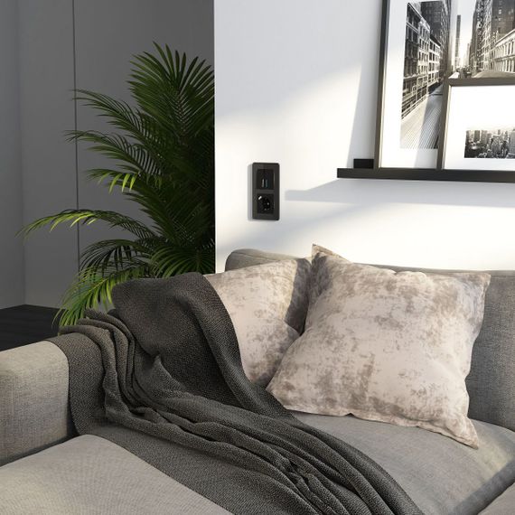 Рамка Werkel Elite на 2 поста черный W0022448 4690389196218