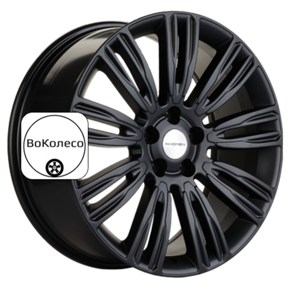 8,5x20/5x120 ET45 D72,6 KHW2004 (RRover) Black matt Khomen Wheels