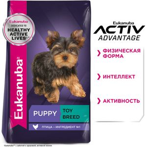 Корм для щенков миниатюрных пород, Eukanuba Dog TOY PUPPY