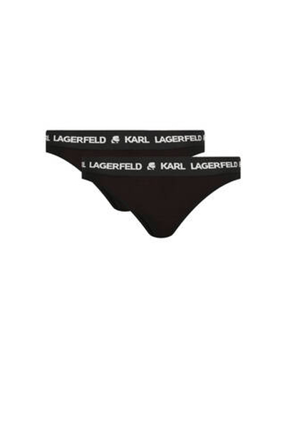 трусики 2 пары Karl Lagerfeld - черный(211W2127)