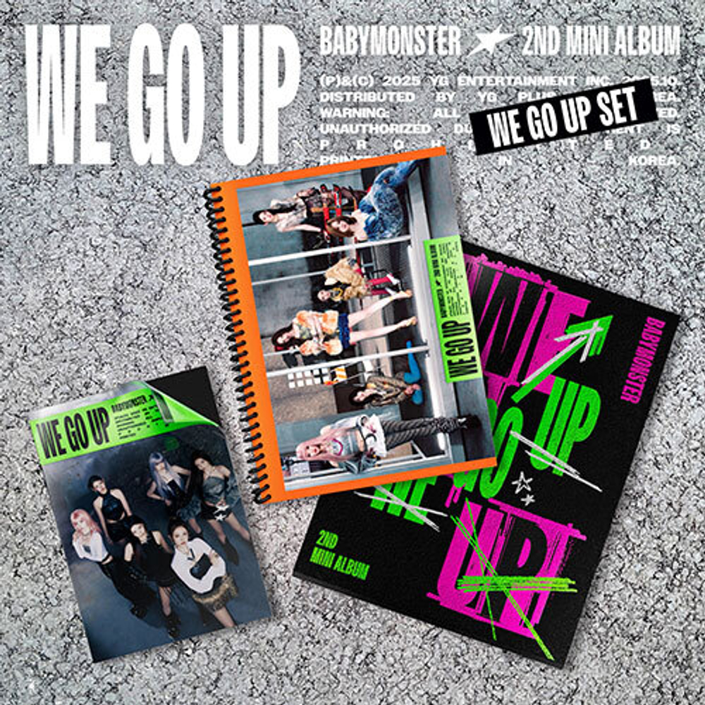 Альбом BABYMONSTER - 2nd MINI ALBUM WE GO UP