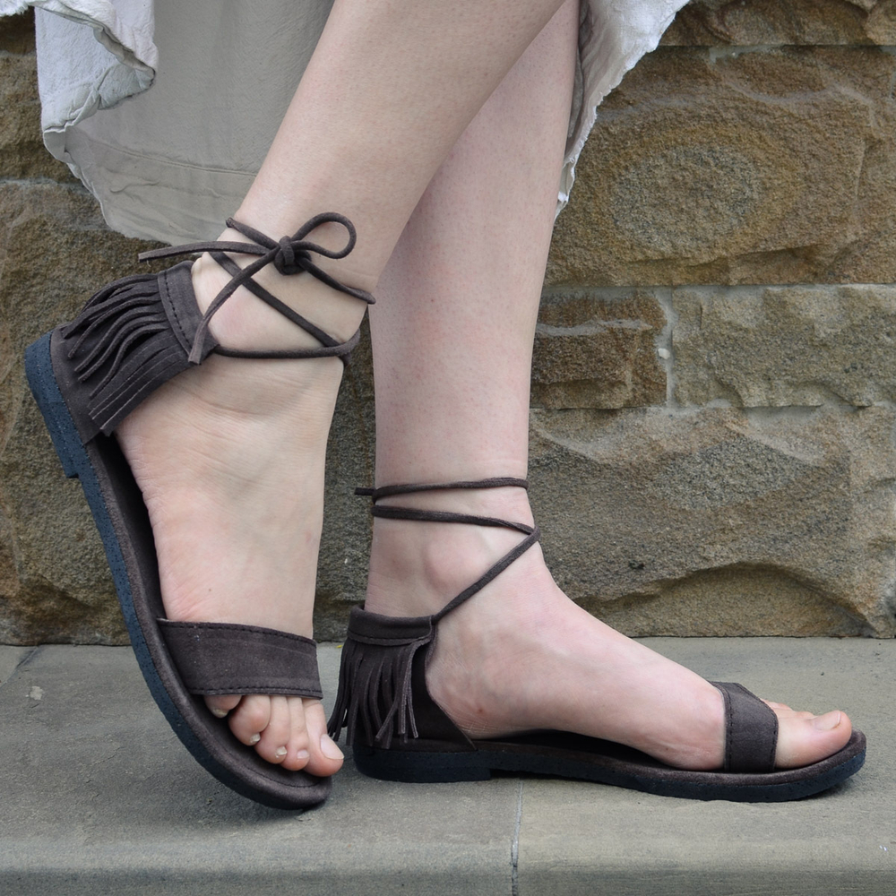 Сандалии "Греческие" мод.1 (коричневые)