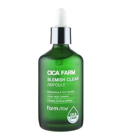 Ампульная сыворотка с центеллой FarmStay Cica Farm Blemish Clear Ampoule 100 мл.