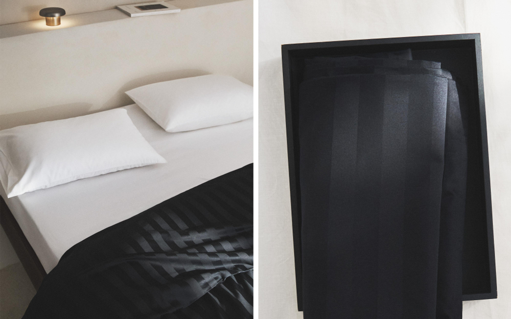 Пододеяльник Zara Home сатин, хлопок 100%, в полоску, 6110/088