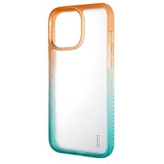 Чехол Hoco Crystal Color Skin для iPhone 14 Pro Max (Оранжево-зеленый)