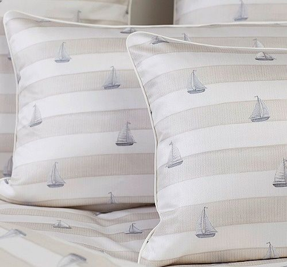 Постельное белье 1 спальное Elegante Portlane песочное Германия фрагмент