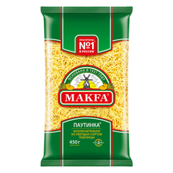 Макаронные изделия вермишель паутинка «Макфа» - 450 г