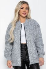 Бомбер Зара (серый) Б12516-7 LT Collection