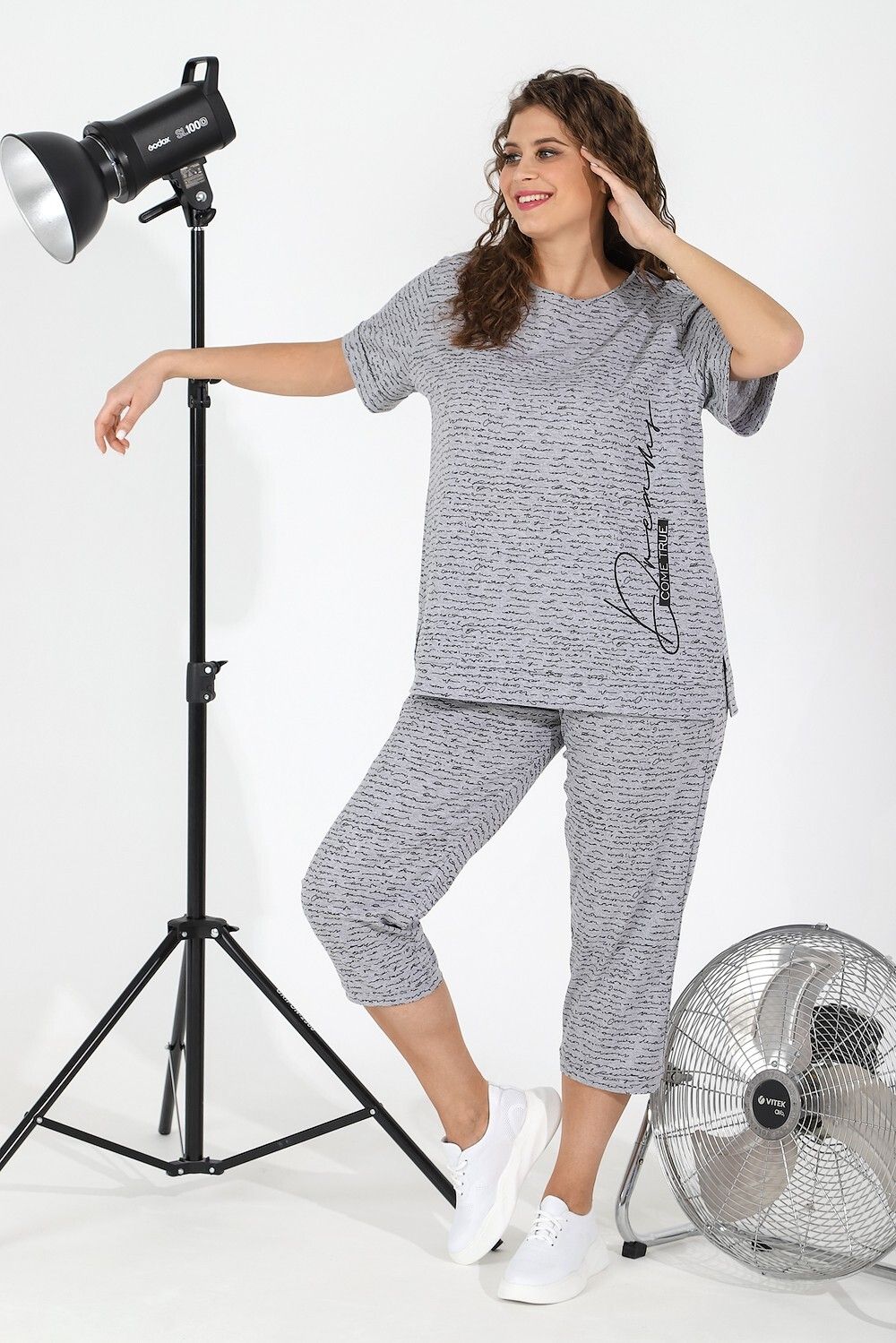 Костюм Письмена Виотекс СЕРЫЙ МЕЛАНЖ