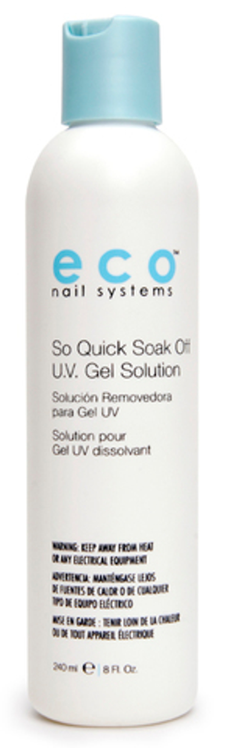 ECO SO QUICK SOAK OFF Жидкость д/снятия геля 240 мл