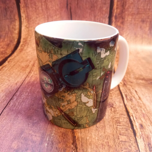 Кружка в подарок на 23 февраля, 300 мл №0005