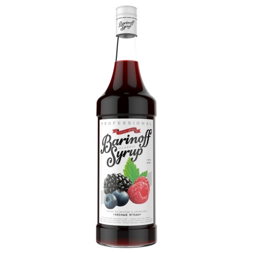 Сироп Barinoff Лесные ягоды, стекло, 1л