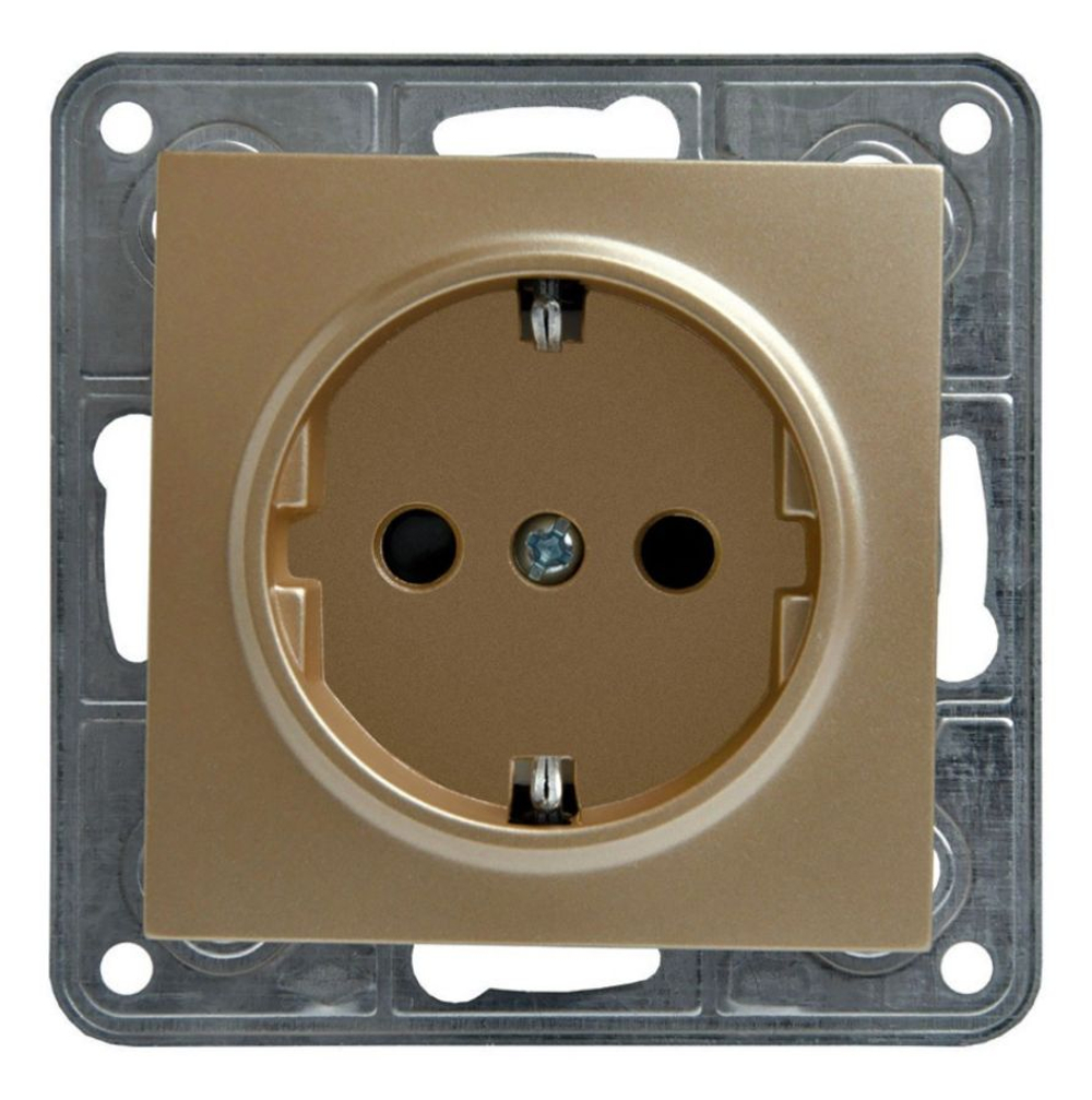 Розетка 1-я с з/к Profitec Tesla Шампань