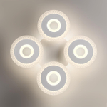 8016/70CL LEDIO LN25 белый/прозрачный металл/акрилл Потолочный светильник LED 70W 220V 3000-6000K VANDY