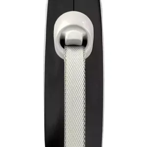 Рулетка flexi NEW LINE Comfort S (до 15 кг) лента 5 м серый/черный