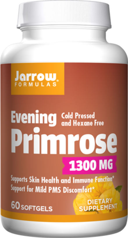 Jarrow Formulas, Примула вечерняя, Evening Primrose 1300 mg, 60 капсул