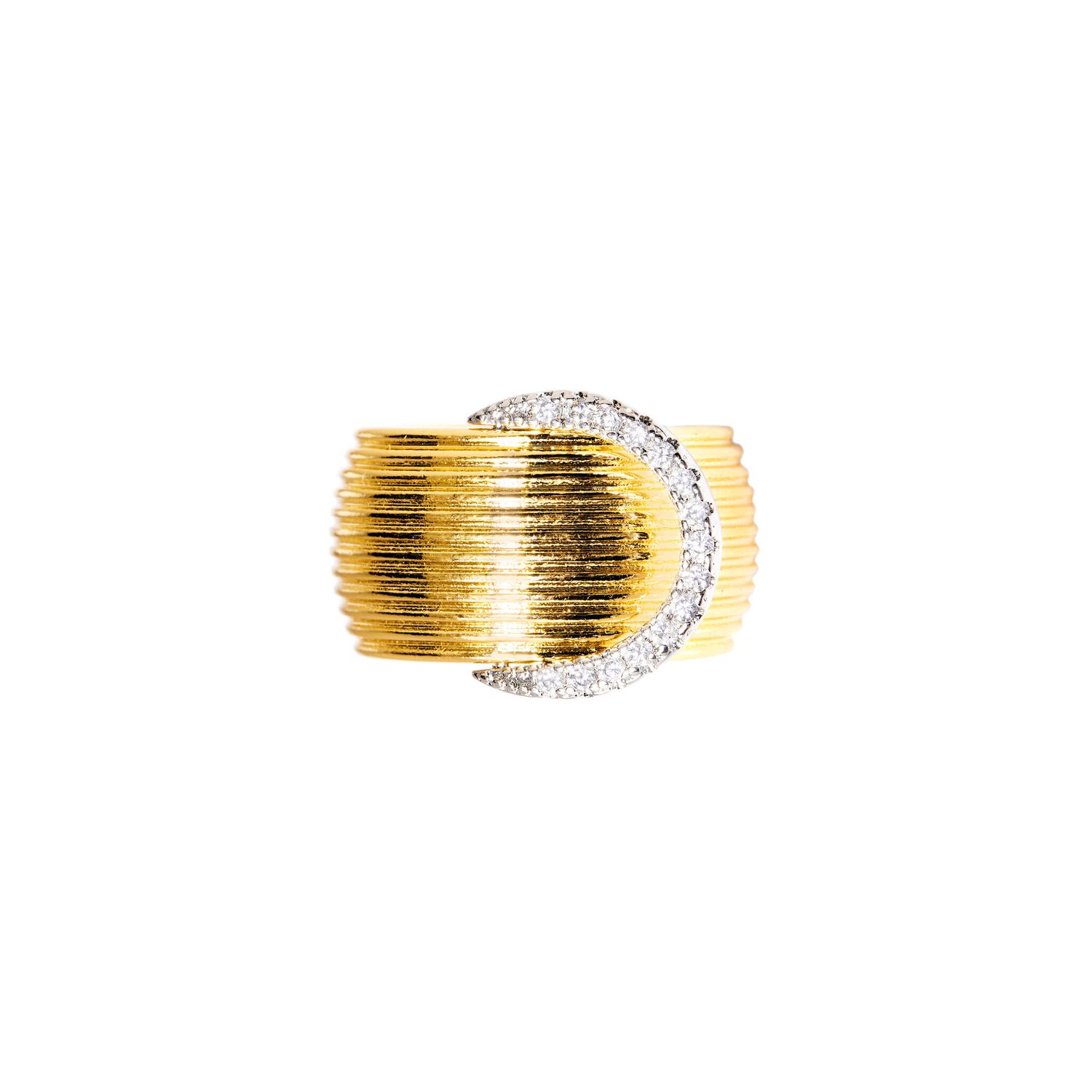 Кольцо Crystal Buckle Ring