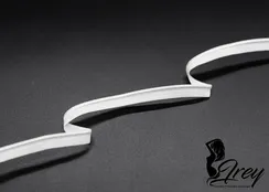 001 Резинка-кант 8 мм Греция, белый 001