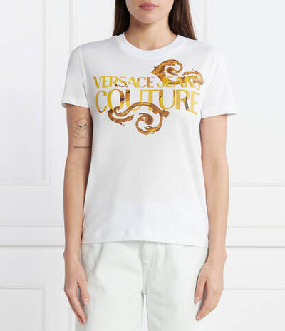 Футболка Versace Jeans Couture - белый(76HAHG00CJ00G)