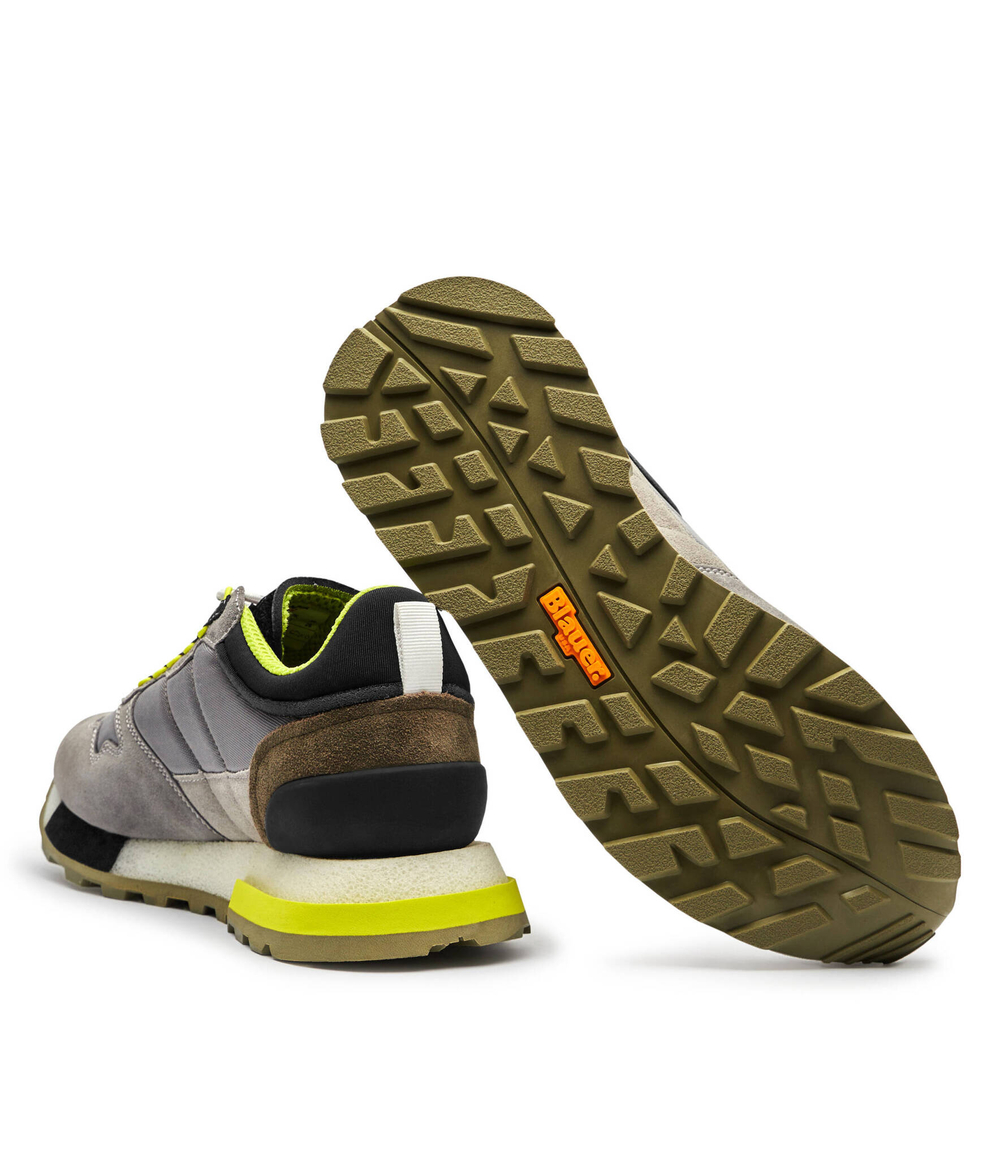 Кожаные кроссовки HERON02 BLAUER - серый(F4HERON02 COS)