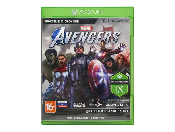 Xbox One/Series X Avengers Marvel / Мстители (Б/У, Полностью на русском языке)