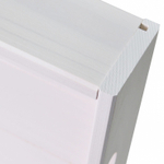 Столик поднос деревянный разборный 38х28 см, поднос декоративный для кухни Флоутард из массива сосны, столик для завтрака в постель, белый