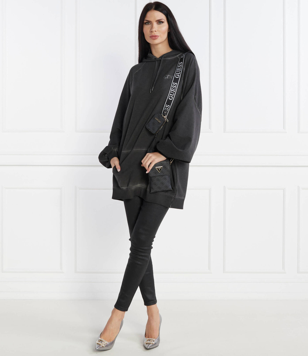 Сумка для телефона + поясная сумка Guess - графитовый(HWSG92 11810)