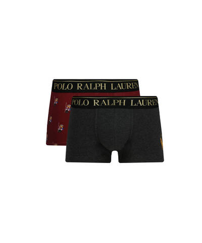 трусики-боксеры 2 шт. POLO RALPH LAUREN - бордовый(714843425)