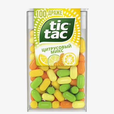 Tic tac цитрусовый микс 49 гр