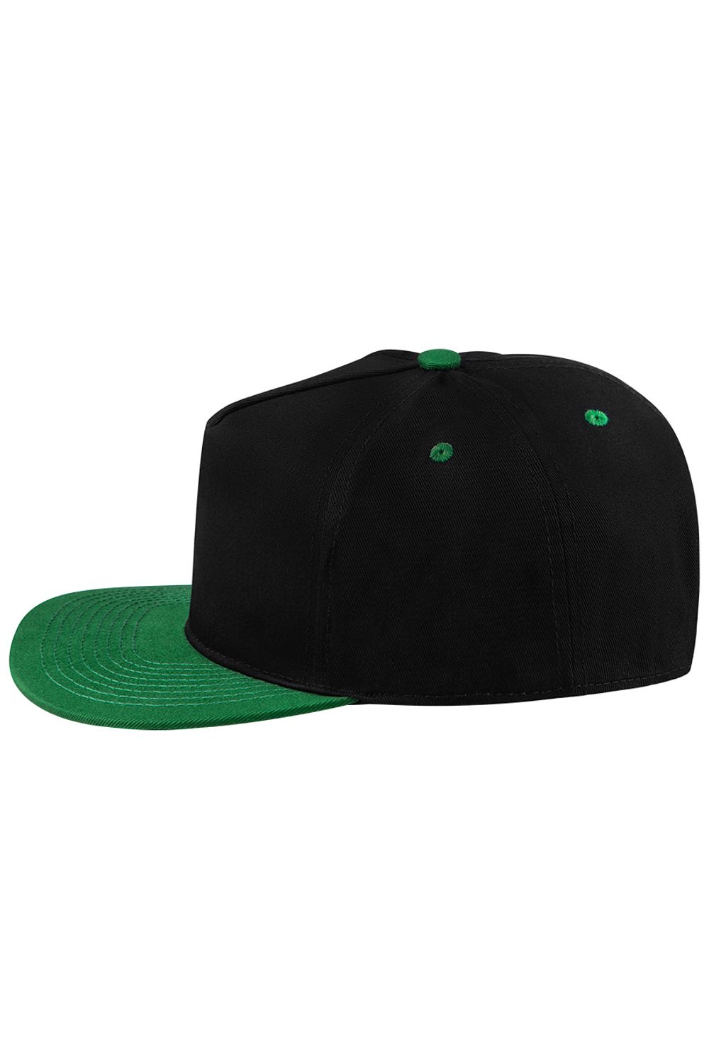 Кепка черная с зеленым козырьком фото сбоку