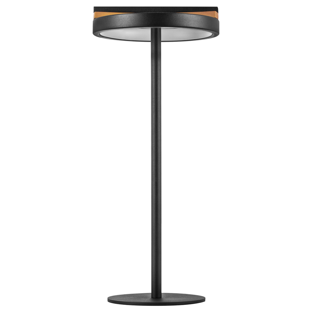 723927 Настольная лампа LODI LED 9W 720LM ЧЕРНЫЙ/ДЕРЕВО 3000K