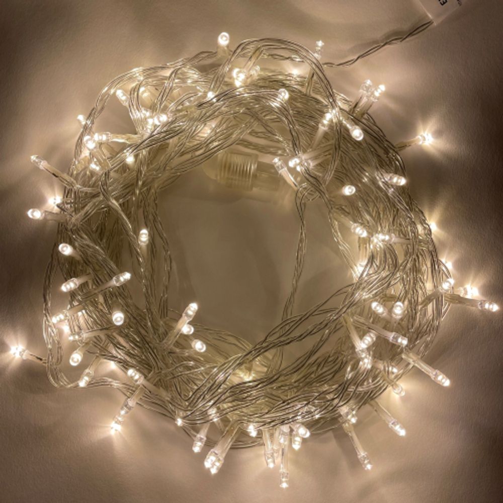 ENON-10B ЭРА Гирлянда LED Нить 10 м теплый свет, 24V, IP44