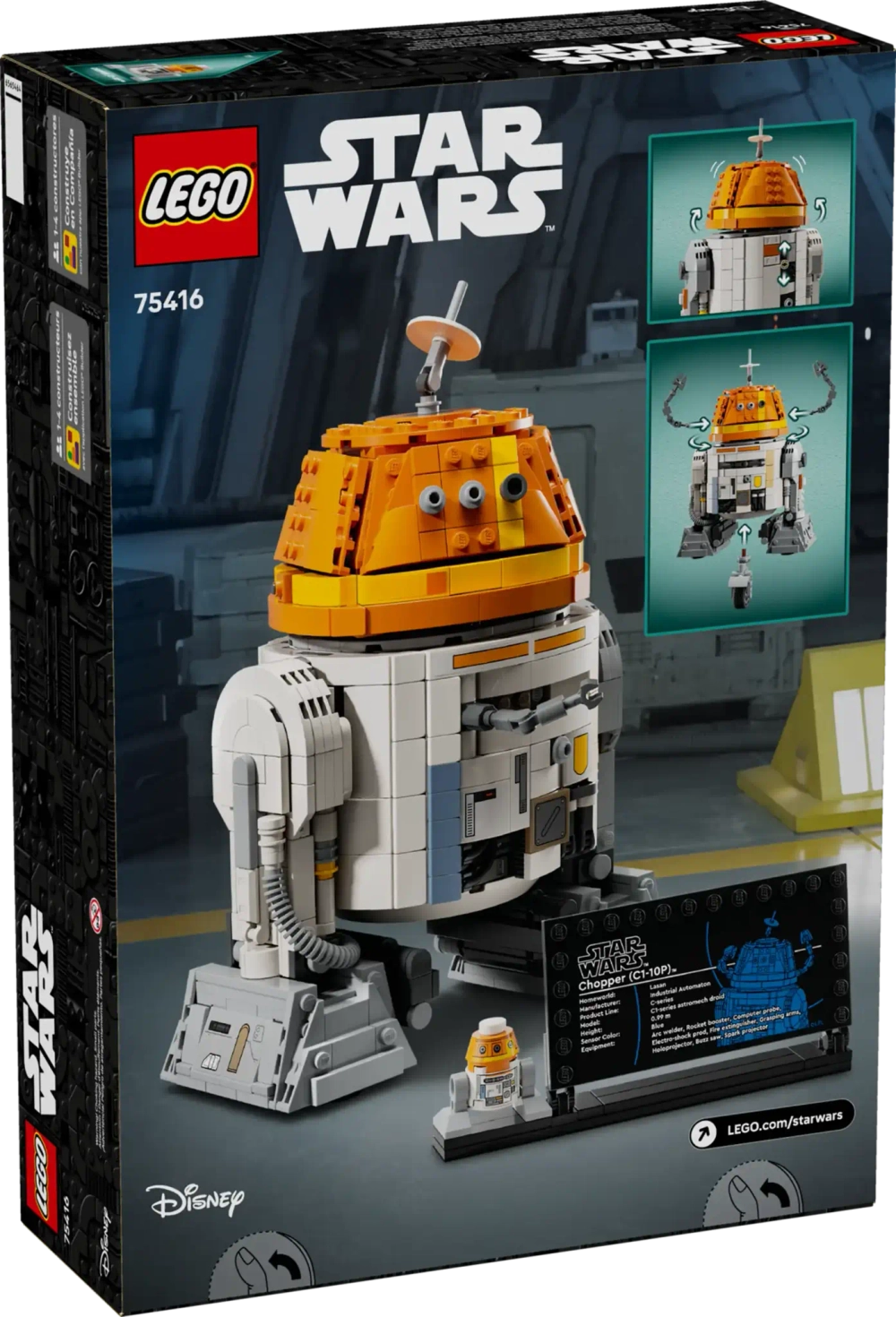 Конструктор LEGO Star Wars 75416 Дроид-астромеханик Чоппер C1-10P