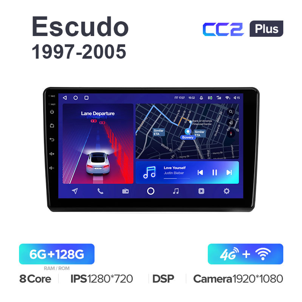 Teyes CC2 Plus 9"для Suzuki Escudo 1997-2005