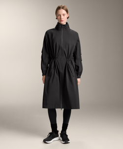 Oysho Ультралегкий компактный плащ, черный