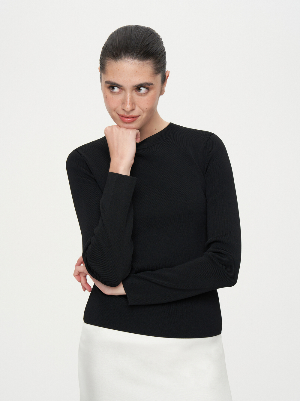 Топ с длинным рукавом