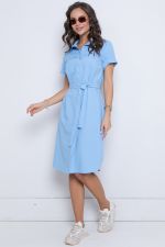 Платье-рубашка Сидни (небесный) Diolche (Акция)