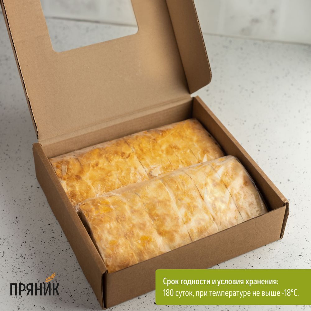 Штрудель яблочный, замороженный (1,92кг/12 порций х 160 гр.)