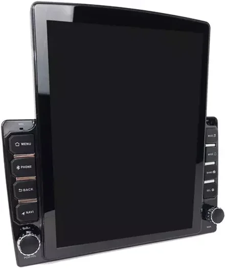 Магнитола в 10" рамку с вертикальным монитором в стиле "Тесла" - Canbox H-Line Android 10, ТОП процессор, CarPlay, 4G SIM-слот