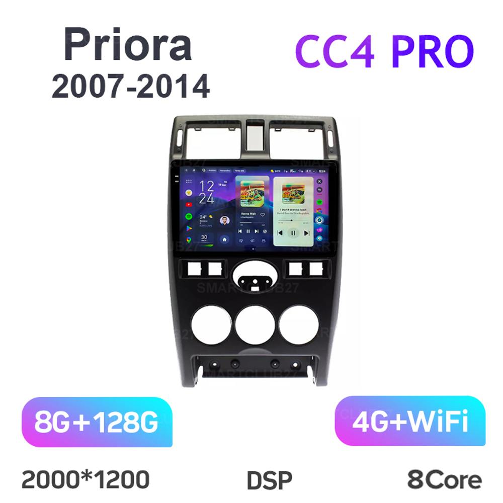 Teyes CC4 Pro 9" для Lada Priora 2007-2014