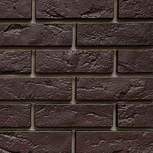 Фасадные панели Кирпич Баварский, темно-коричневый Fineber (Файнбир)