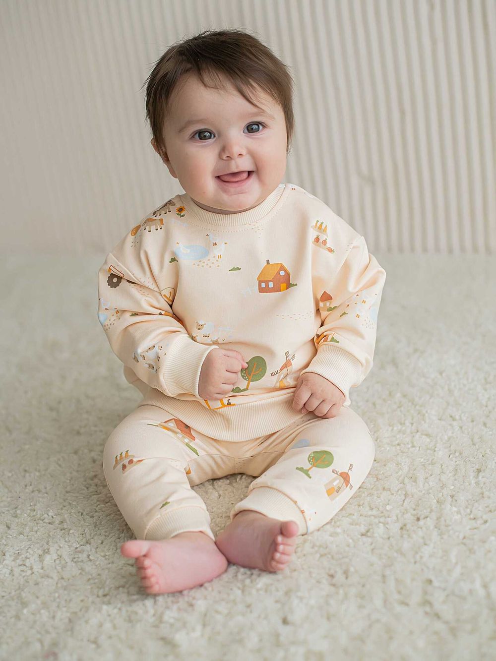 Свитшот облегченный "Ферма" 0+