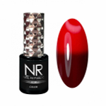 Nail Republic Гель-лак THERMO COLOR 607 Коричневый-красный, 10 мл